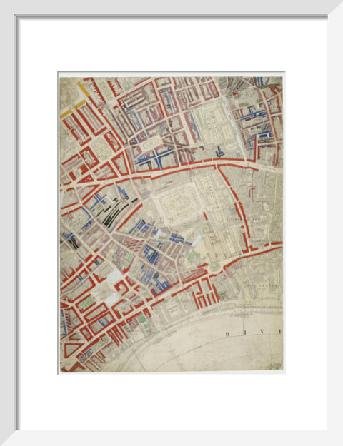 Descriptive Map of London Poverty Section 25 1889