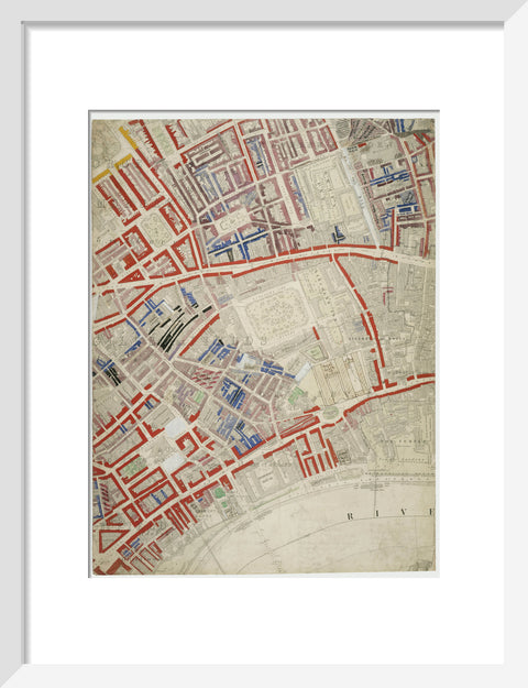 Descriptive Map of London Poverty Section 25 1889
