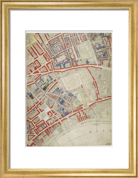 Descriptive Map of London Poverty Section 25 1889