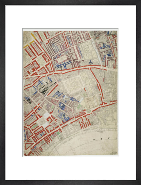 Descriptive Map of London Poverty Section 25 1889