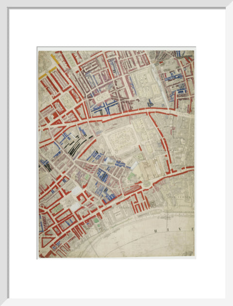 Descriptive Map of London Poverty Section 25 1889