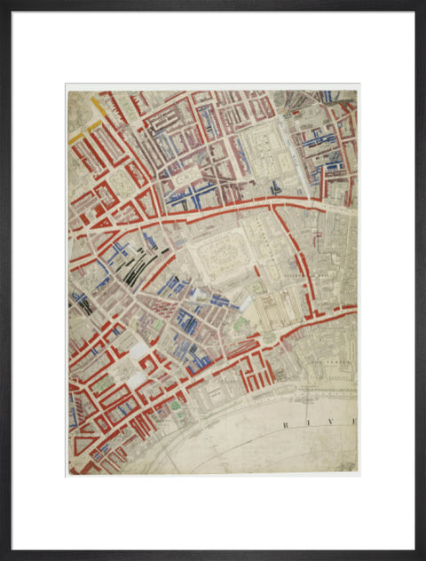 Descriptive Map of London Poverty Section 25 1889