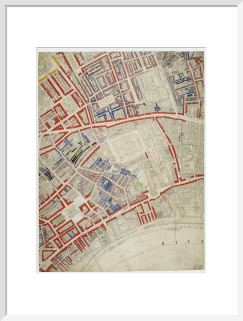 Descriptive Map of London Poverty Section 25 1889