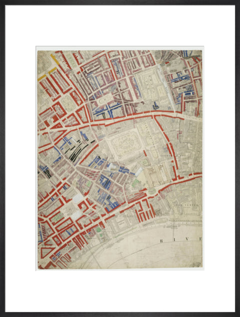 Descriptive Map of London Poverty Section 25 1889