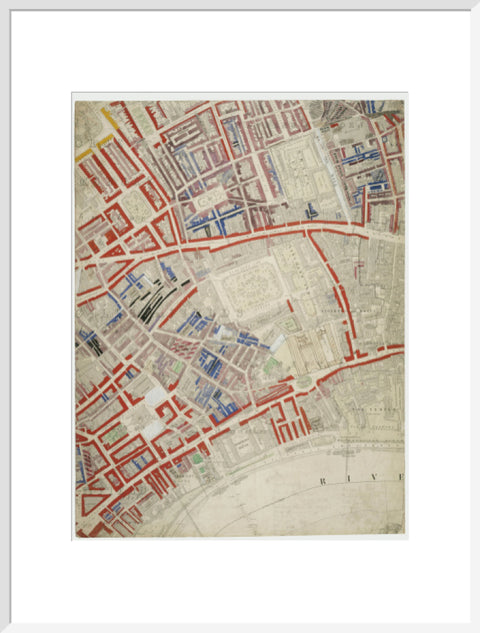 Descriptive Map of London Poverty Section 25 1889