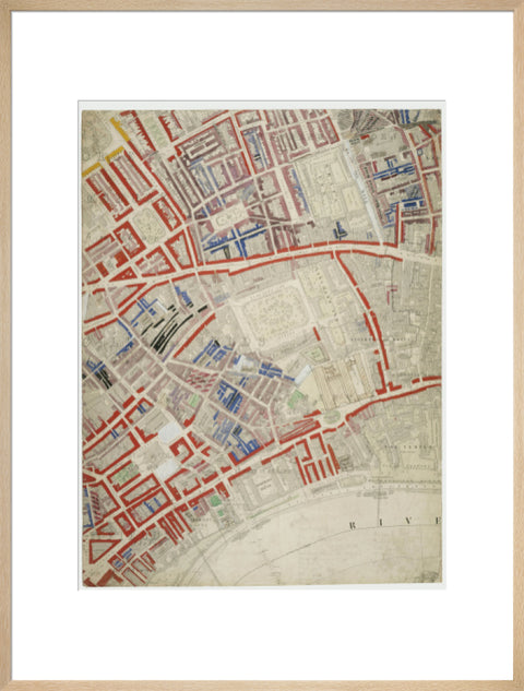 Descriptive Map of London Poverty Section 25 1889