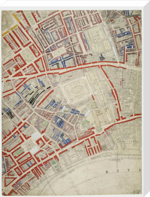 Descriptive Map of London Poverty Section 25 1889