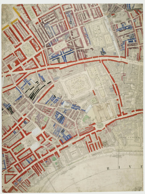 Descriptive Map of London Poverty Section 25 1889