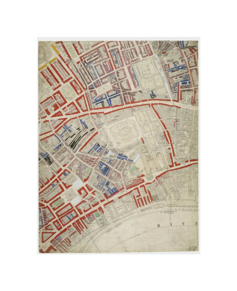 Descriptive Map of London Poverty Section 25 1889