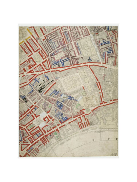 Descriptive Map of London Poverty Section 25 1889