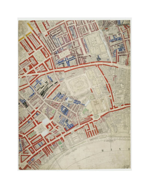 Descriptive Map of London Poverty Section 25 1889