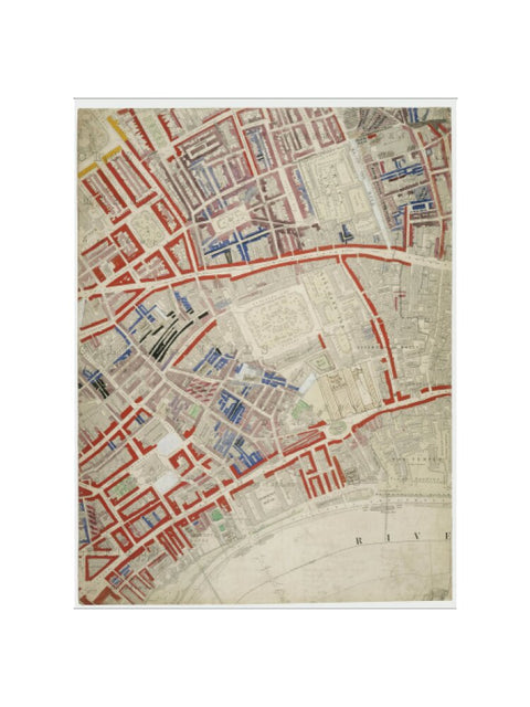 Descriptive Map of London Poverty Section 25 1889