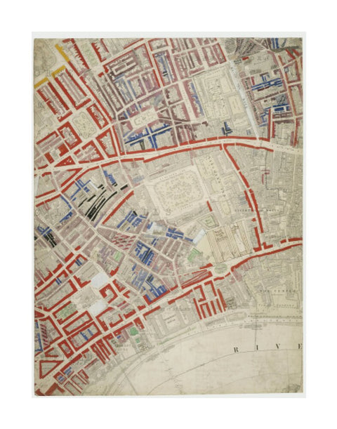 Descriptive Map of London Poverty Section 25 1889