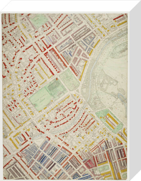 Descriptive map of London Poverty Section 12 1889