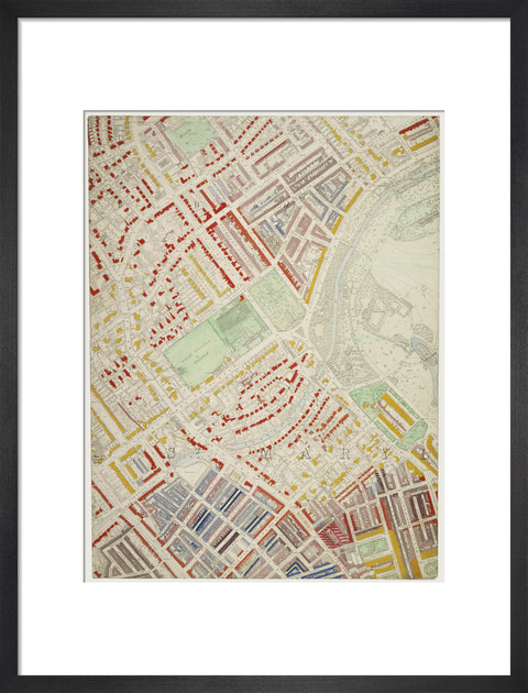 Descriptive map of London Poverty Section 12 1889