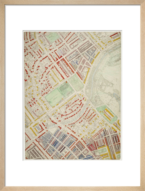 Descriptive map of London Poverty Section 12 1889