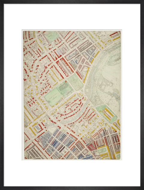 Descriptive map of London Poverty Section 12 1889