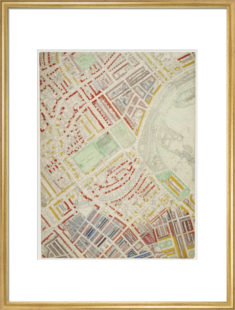 Descriptive map of London Poverty Section 12 1889