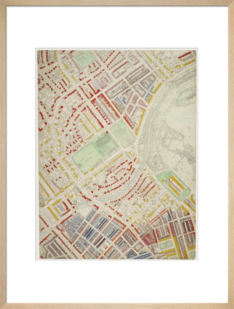 Descriptive map of London Poverty Section 12 1889