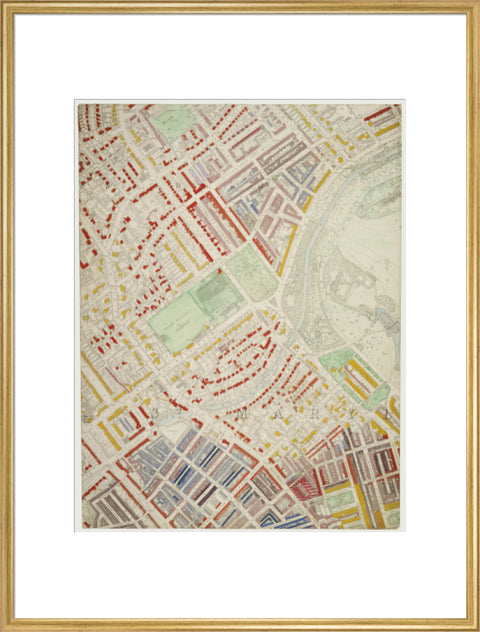 Descriptive map of London Poverty Section 12 1889