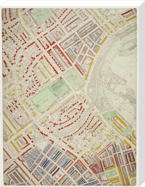 Descriptive map of London Poverty Section 12 1889