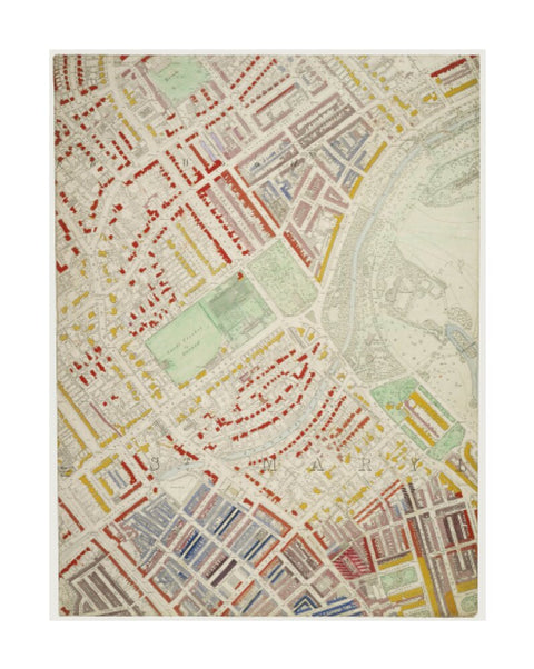 Descriptive map of London Poverty Section 12 1889