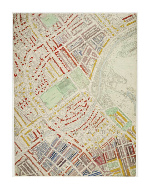 Descriptive map of London Poverty Section 12 1889