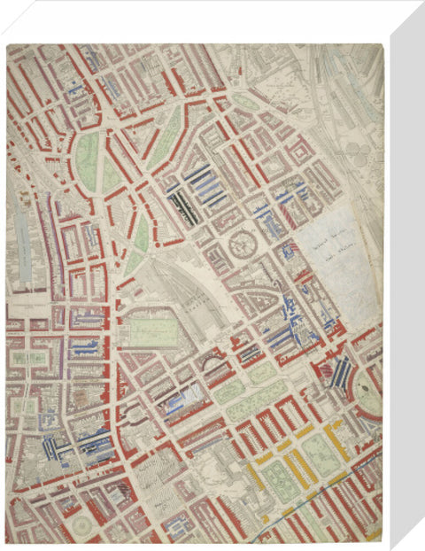 Descriptive map of London Poverty Section 14 1889