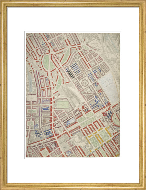 Descriptive map of London Poverty Section 14 1889