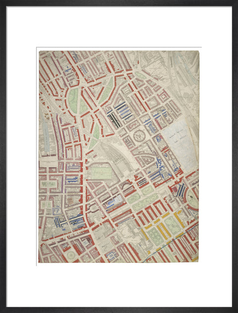 Descriptive map of London Poverty Section 14 1889