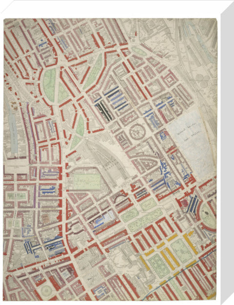 Descriptive map of London Poverty Section 14 1889