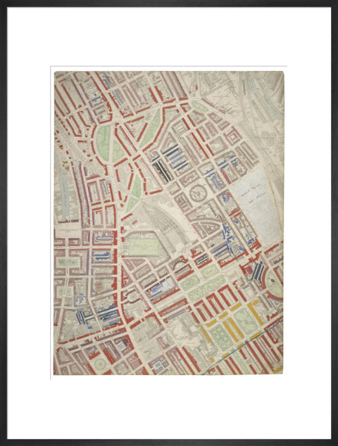 Descriptive map of London Poverty Section 14 1889