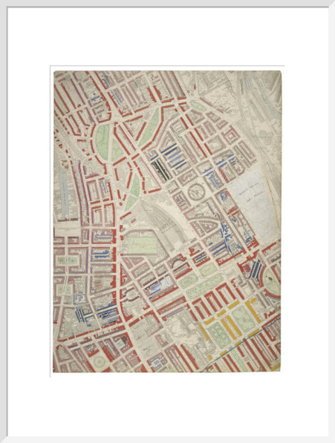 Descriptive map of London Poverty Section 14 1889