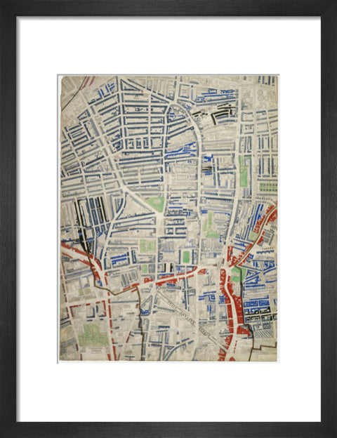 Descriptive map of London Poverty Section 17 1889