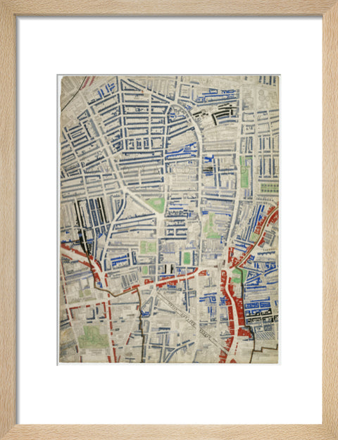 Descriptive map of London Poverty Section 17 1889