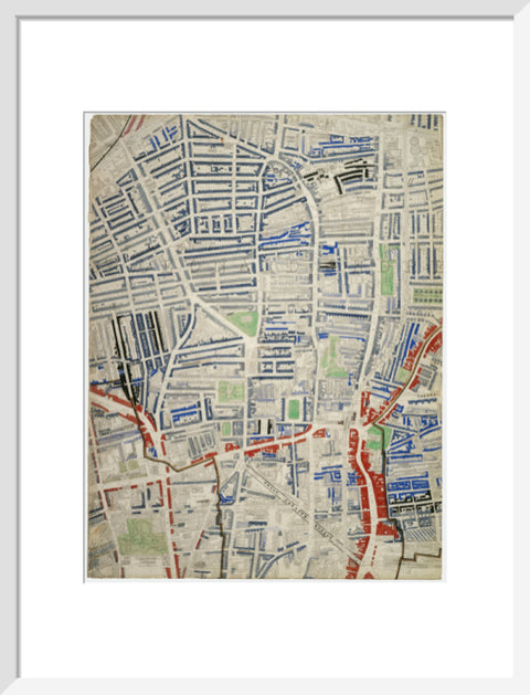 Descriptive map of London Poverty Section 17 1889