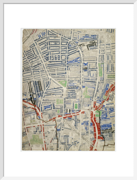 Descriptive map of London Poverty Section 17 1889