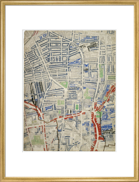 Descriptive map of London Poverty Section 17 1889