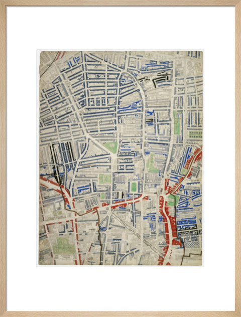 Descriptive map of London Poverty Section 17 1889