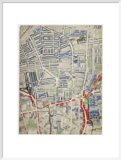 Descriptive map of London Poverty Section 17 1889