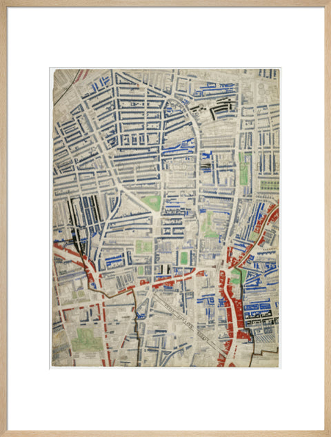 Descriptive map of London Poverty Section 17 1889