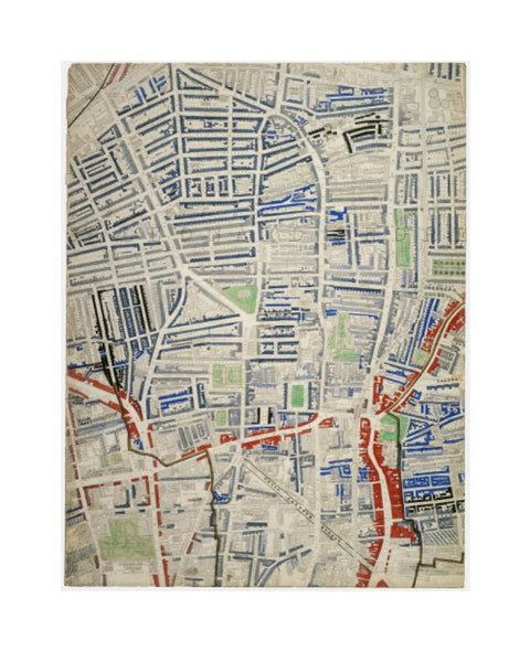 Descriptive map of London Poverty Section 17 1889