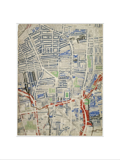 Descriptive map of London Poverty Section 17 1889