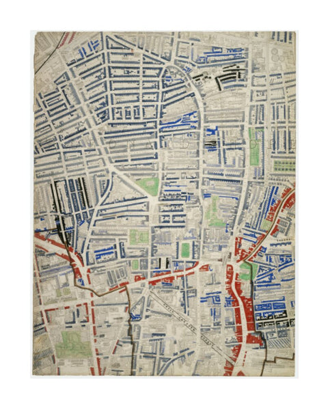 Descriptive map of London Poverty Section 17 1889