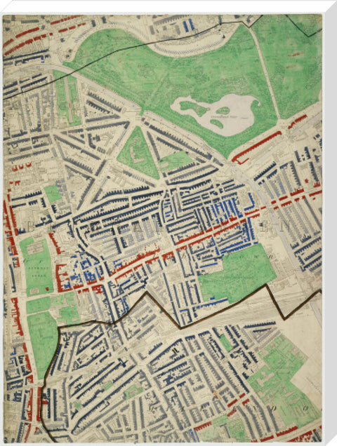 Descriptive map of London Poverty Section 19 1889