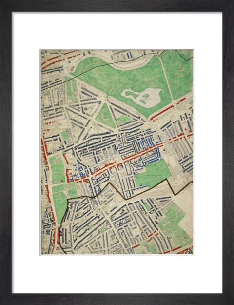 Descriptive map of London Poverty Section 19 1889