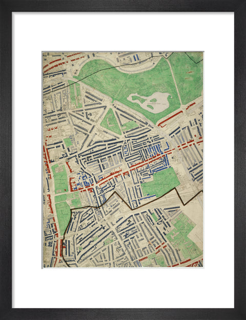 Descriptive map of London Poverty Section 19 1889