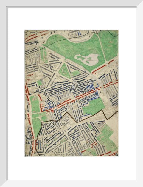 Descriptive map of London Poverty Section 19 1889