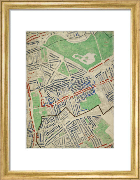 Descriptive map of London Poverty Section 19 1889