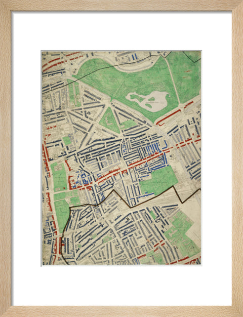 Descriptive map of London Poverty Section 19 1889